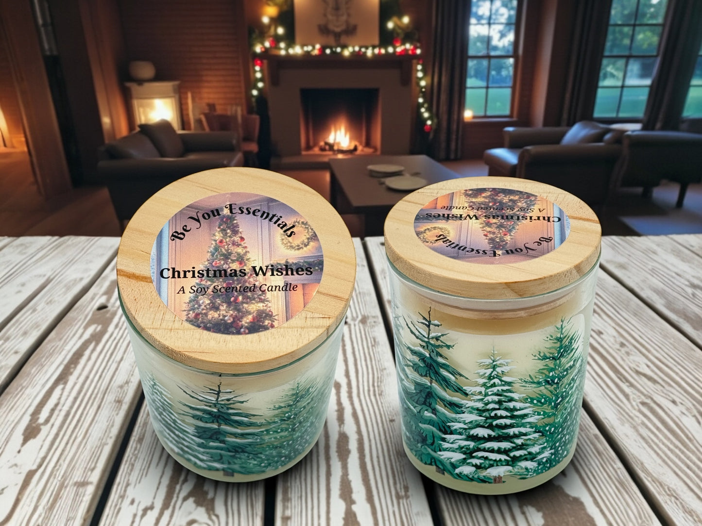 Christmas Wishes 7oz Soy Candle