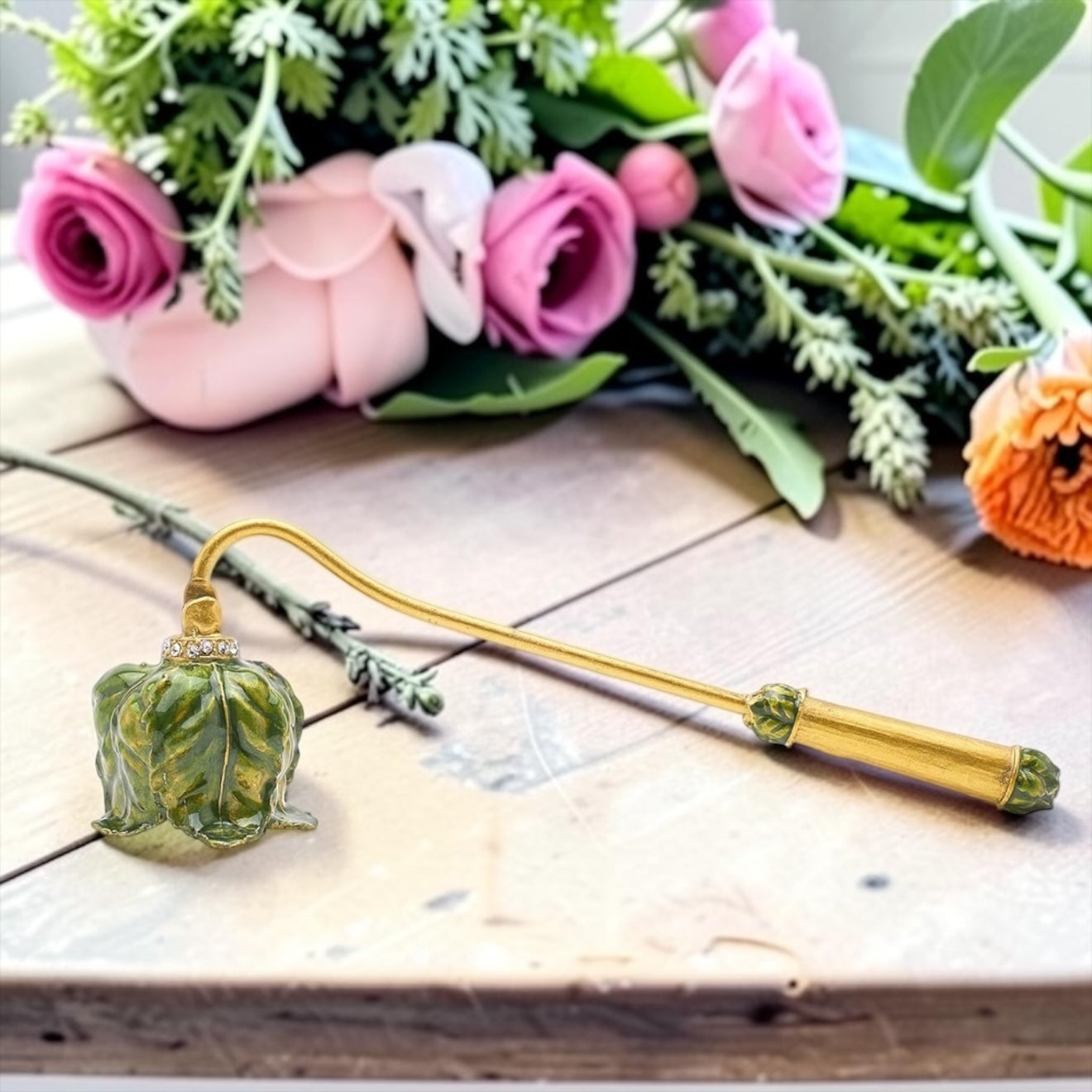 Hand-Painted Candle Snuffer