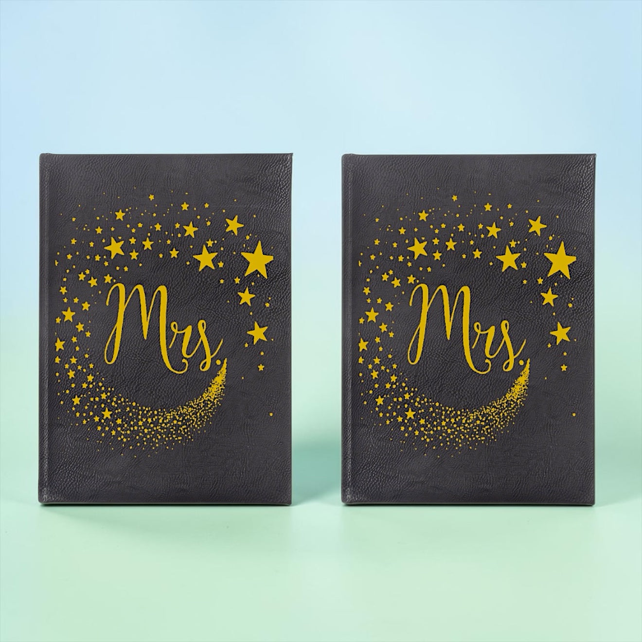 Faux Leather Lined Journal: Mr, Mrs Or Both