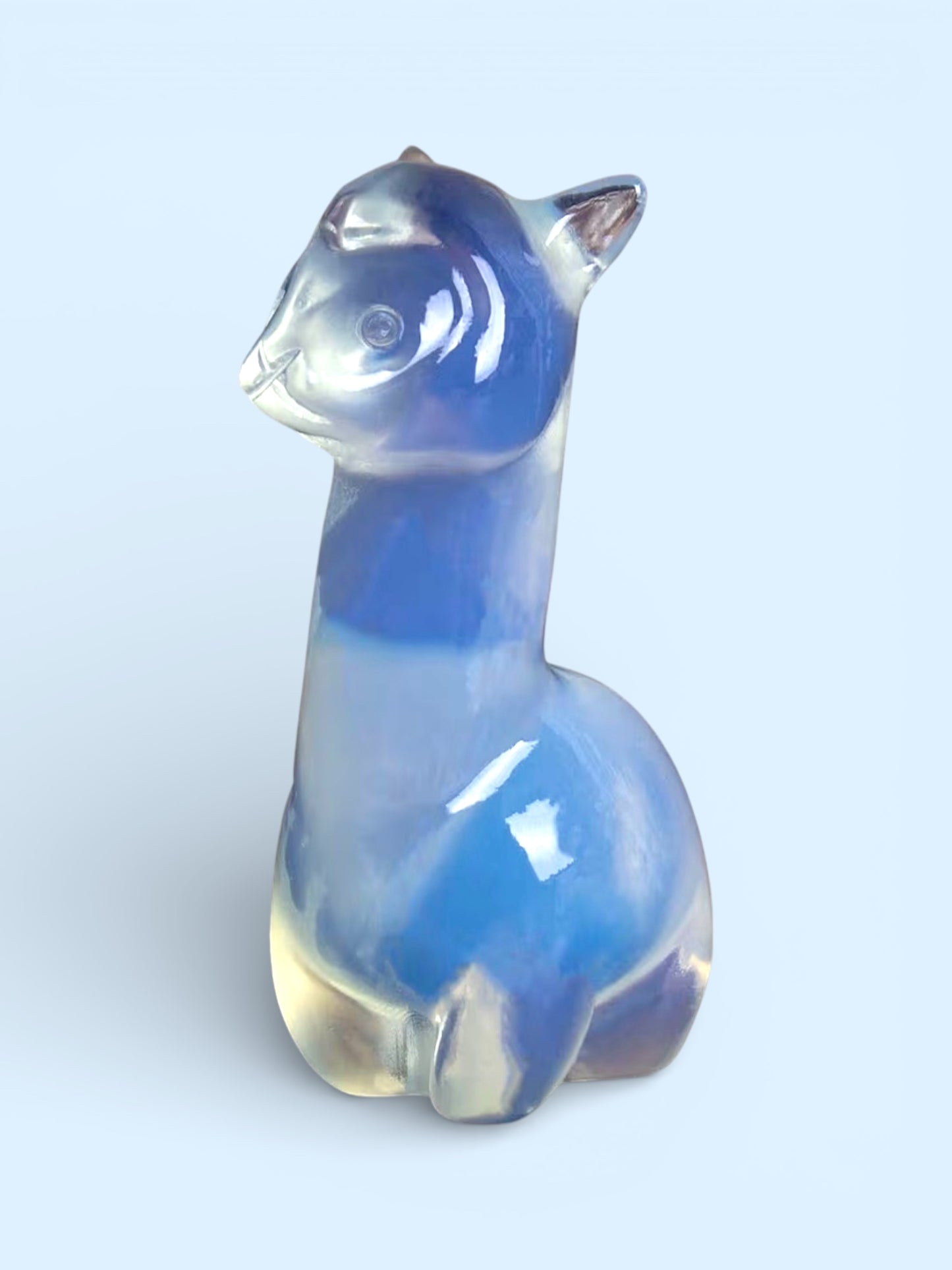 Crystal Llama Figurines