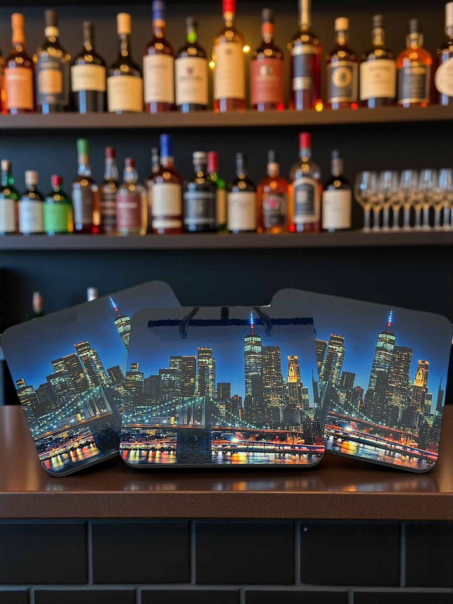 NYC Skyline Coaster Set