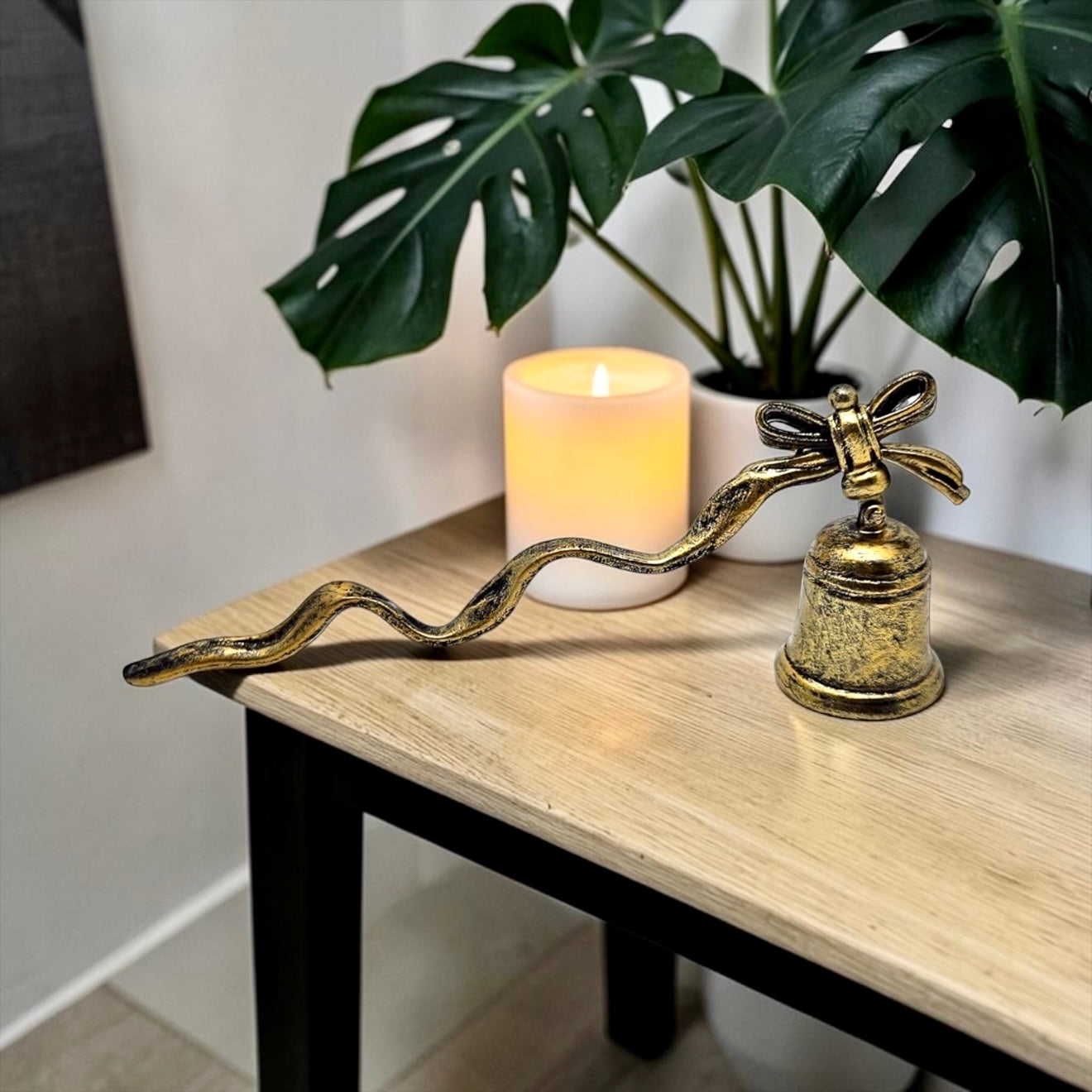 Retro Bronze Candle Snuffer