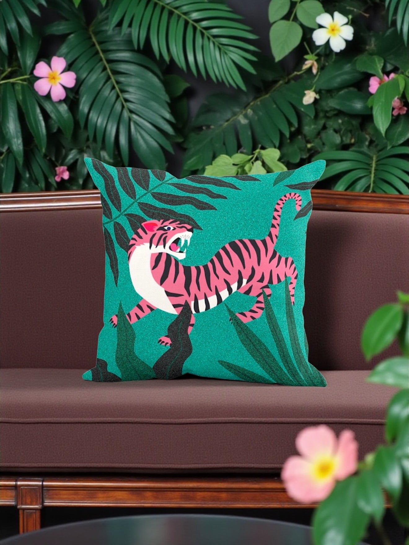 Pink Tiger Throw Bundle Set