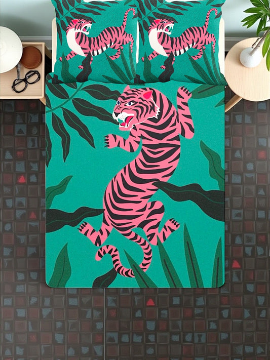 Pink Tiger Throw Bundle Set