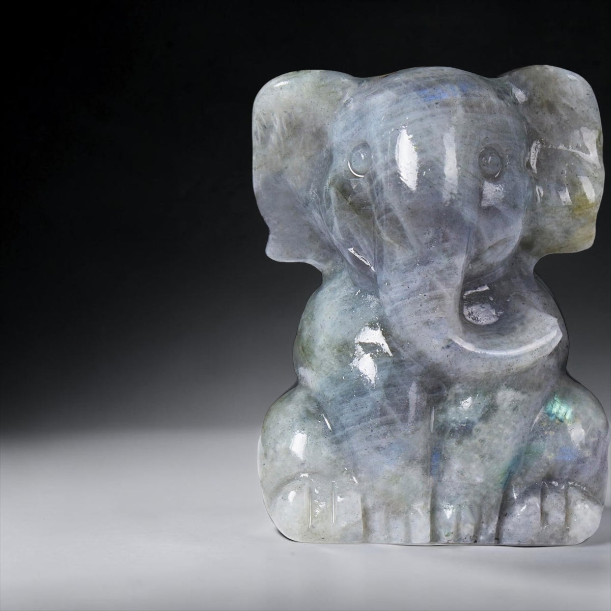Crystal Elephant Figurines