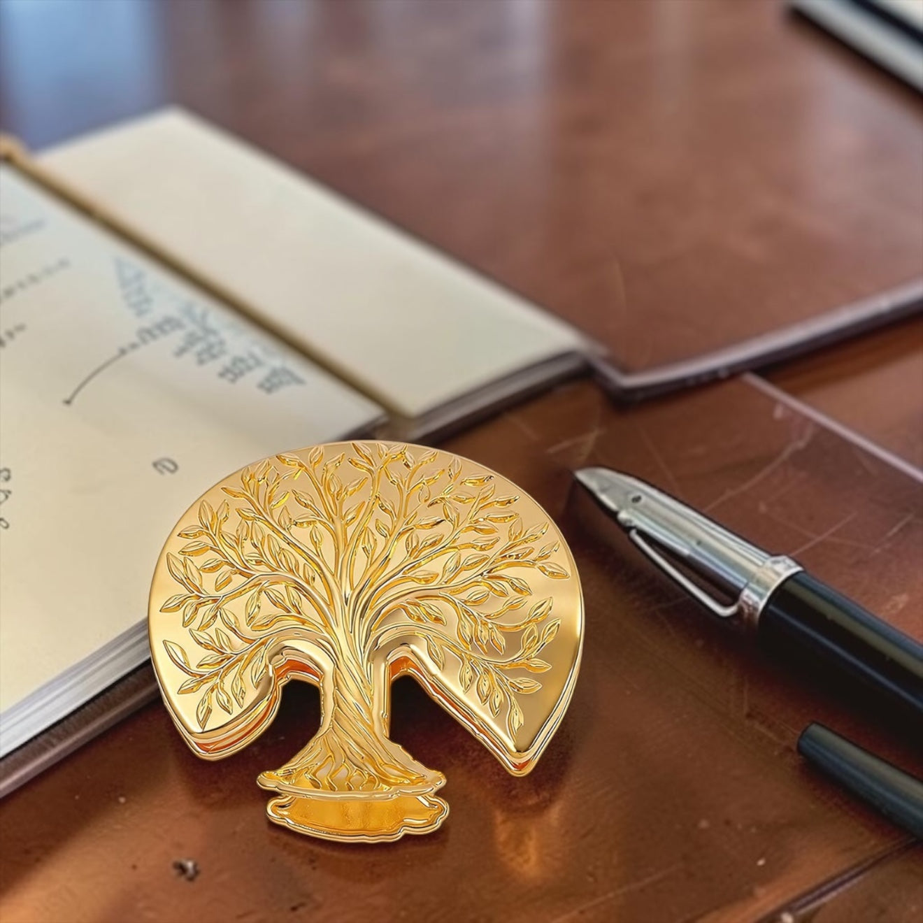 Vintage Metal Tree Of Life Book Journal Clips