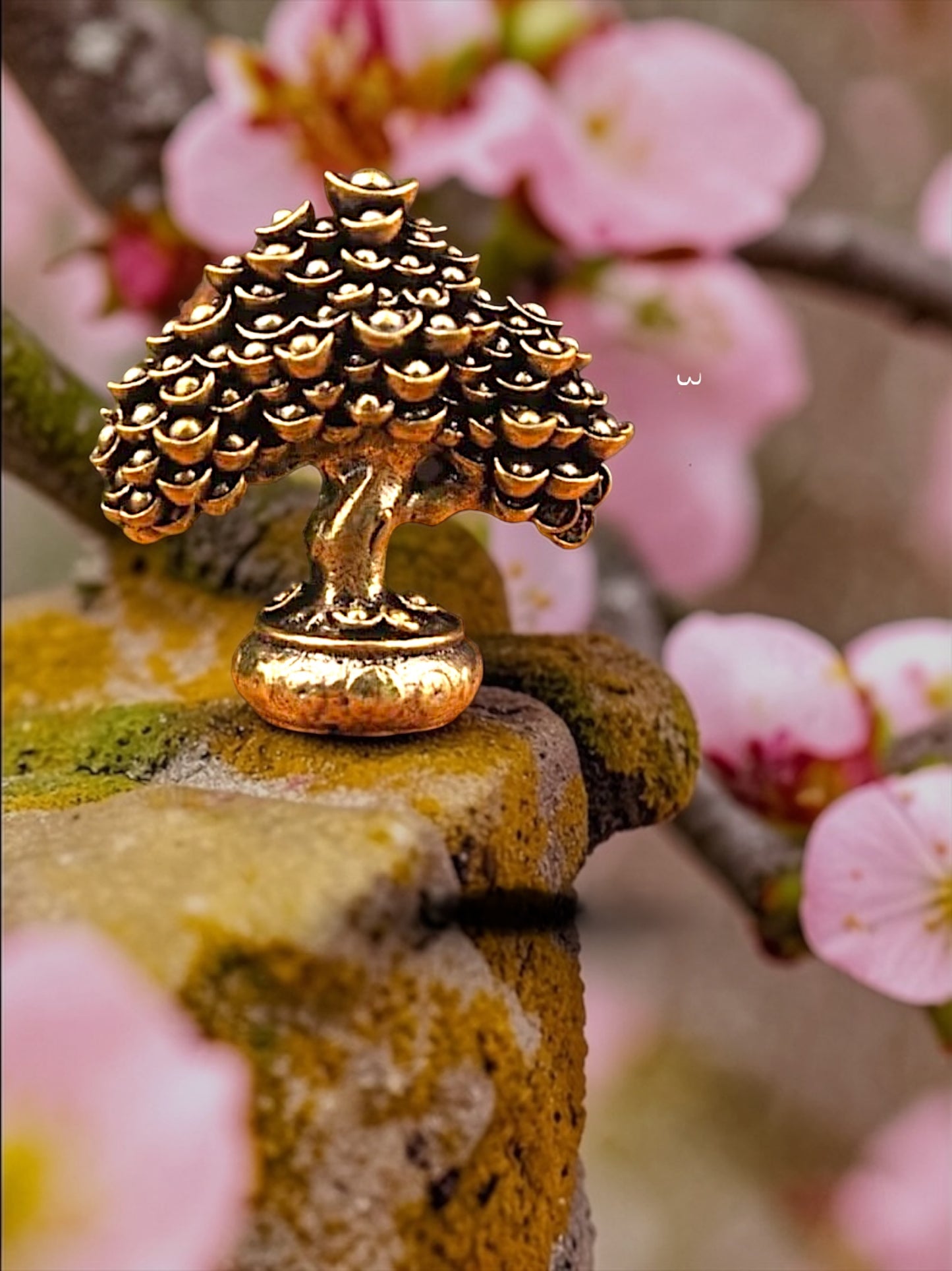 Brass Mini Money Tree Collectible Figurine