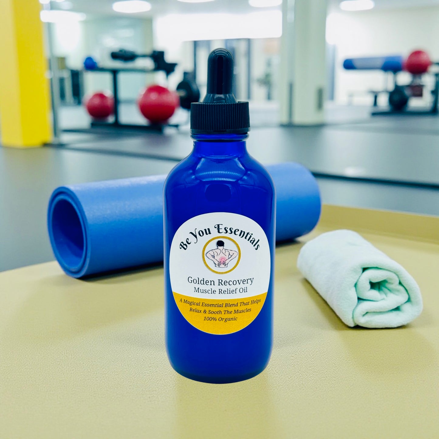 Golden Recovery: Muscle Relief Oil