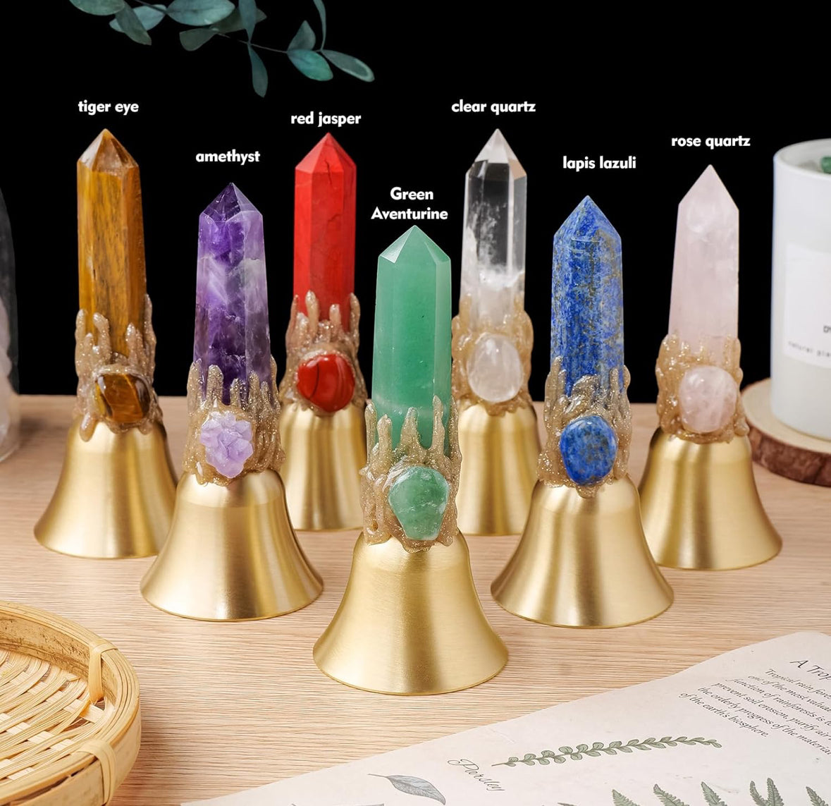 Crystal Altar Hand Tower Bell