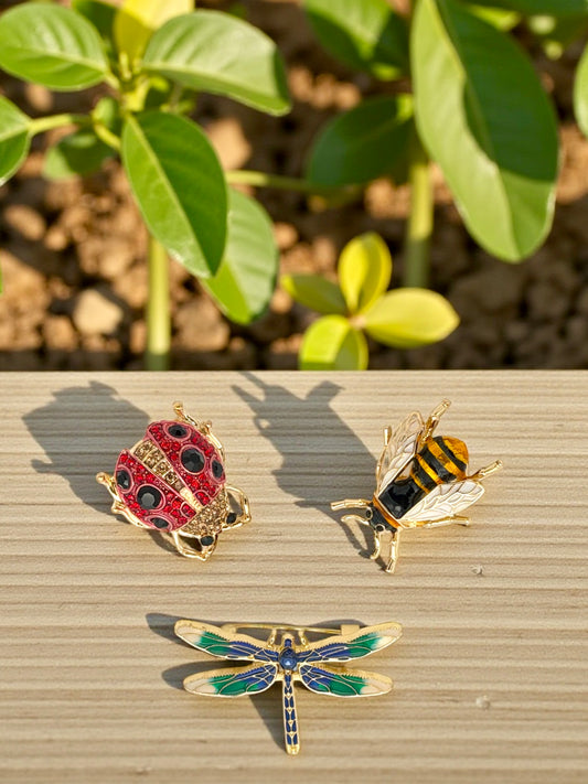 Insect Brooches - 3 Pack Variety