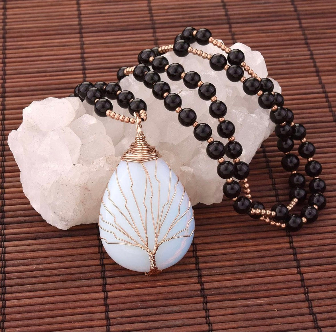 Teardrop Harmony Pendant Necklace