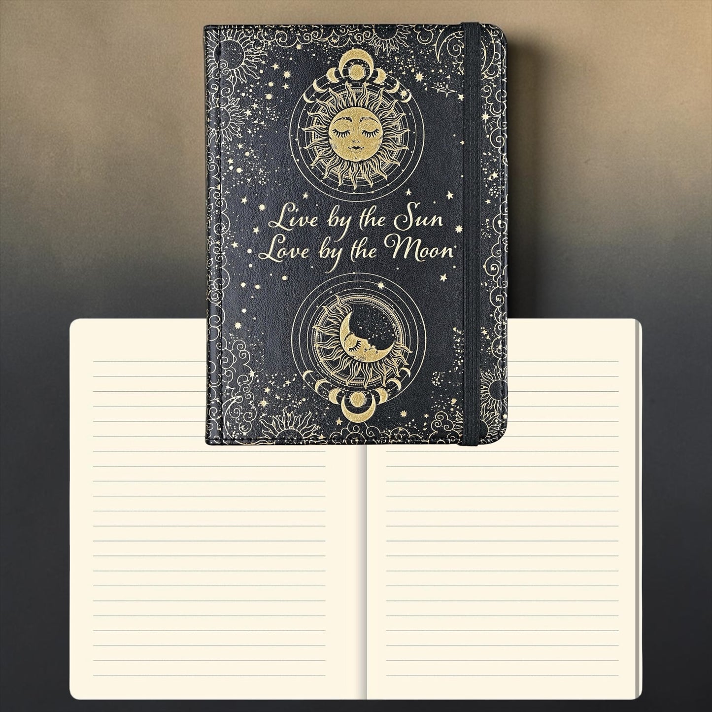 Live By The Sun, Love By The Moon Lined Journal