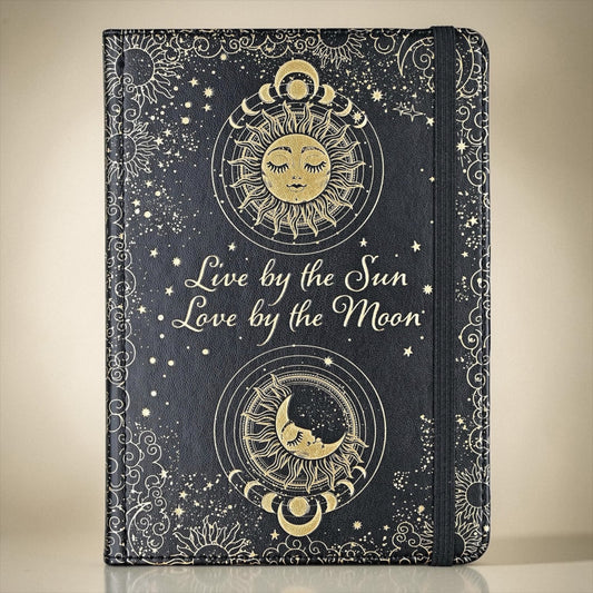 Live By The Sun, Love By The Moon Lined Journal