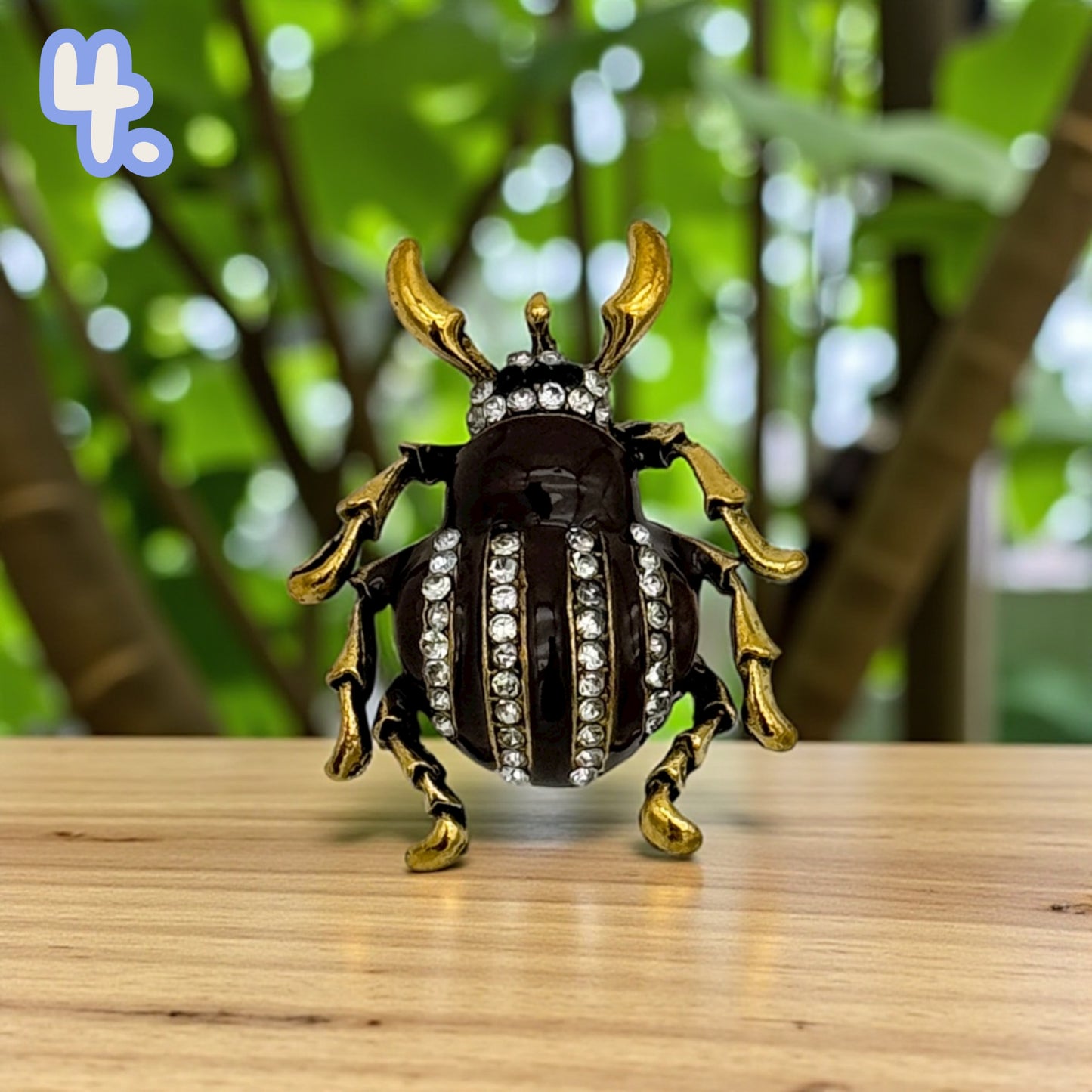 Insect Brooches: Beetle Pins