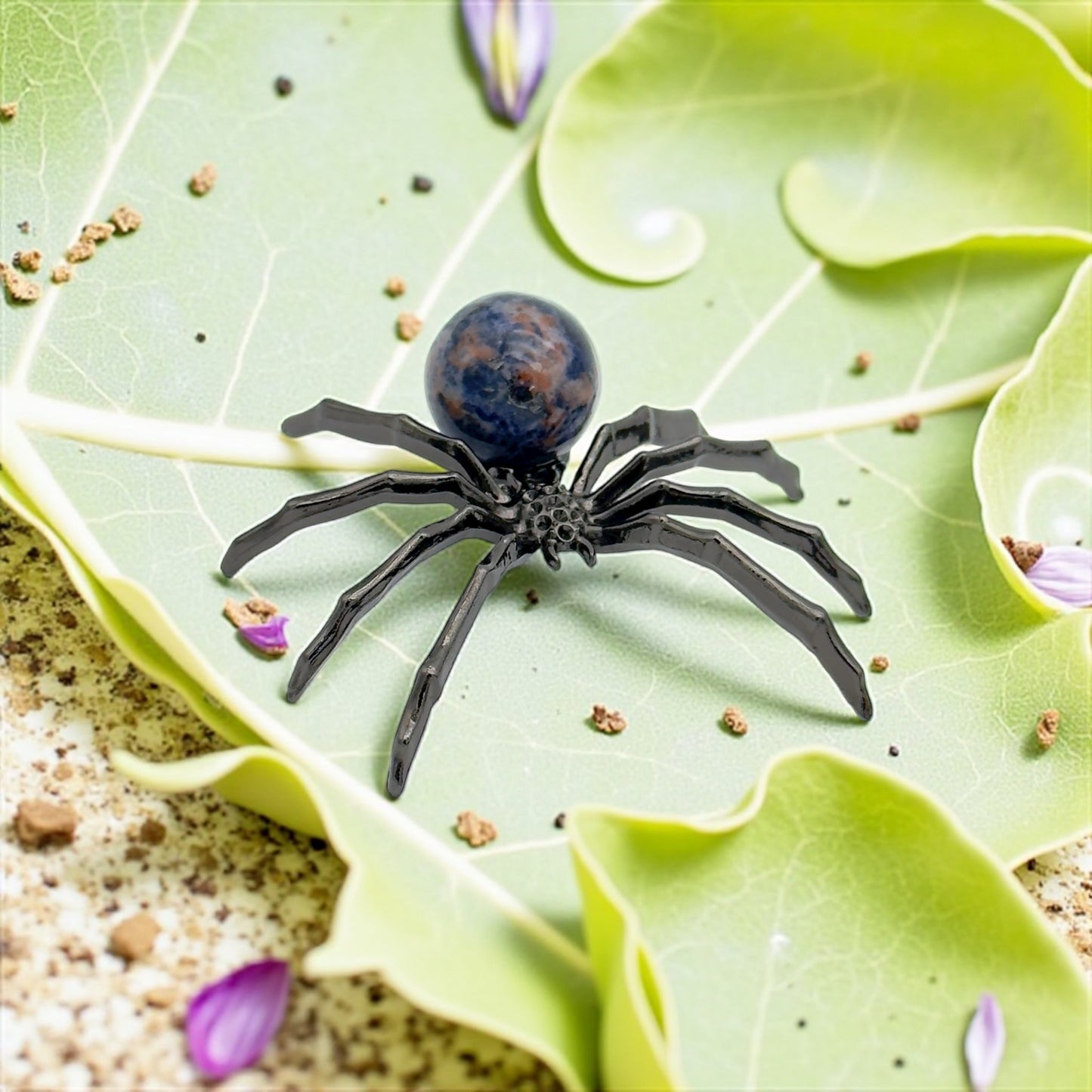 Spider Crystal Ball Figures
