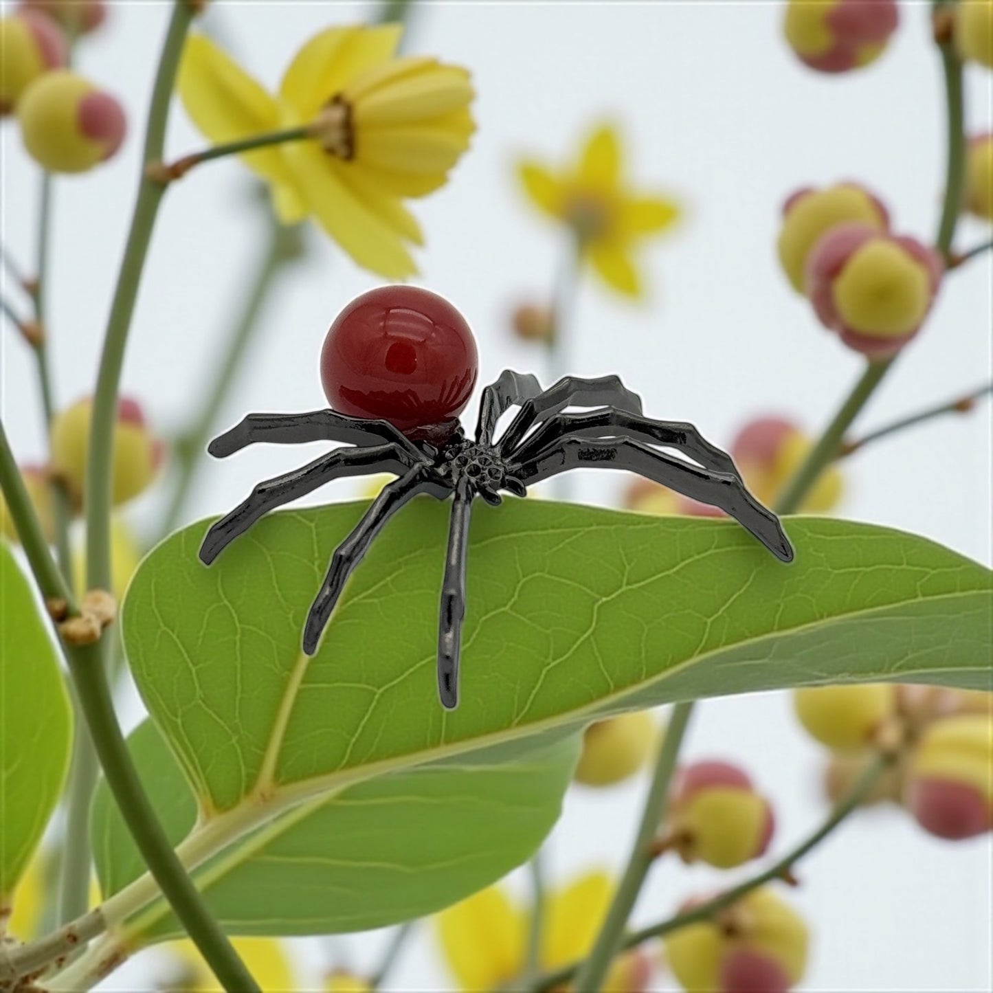 Spider Crystal Ball Figures