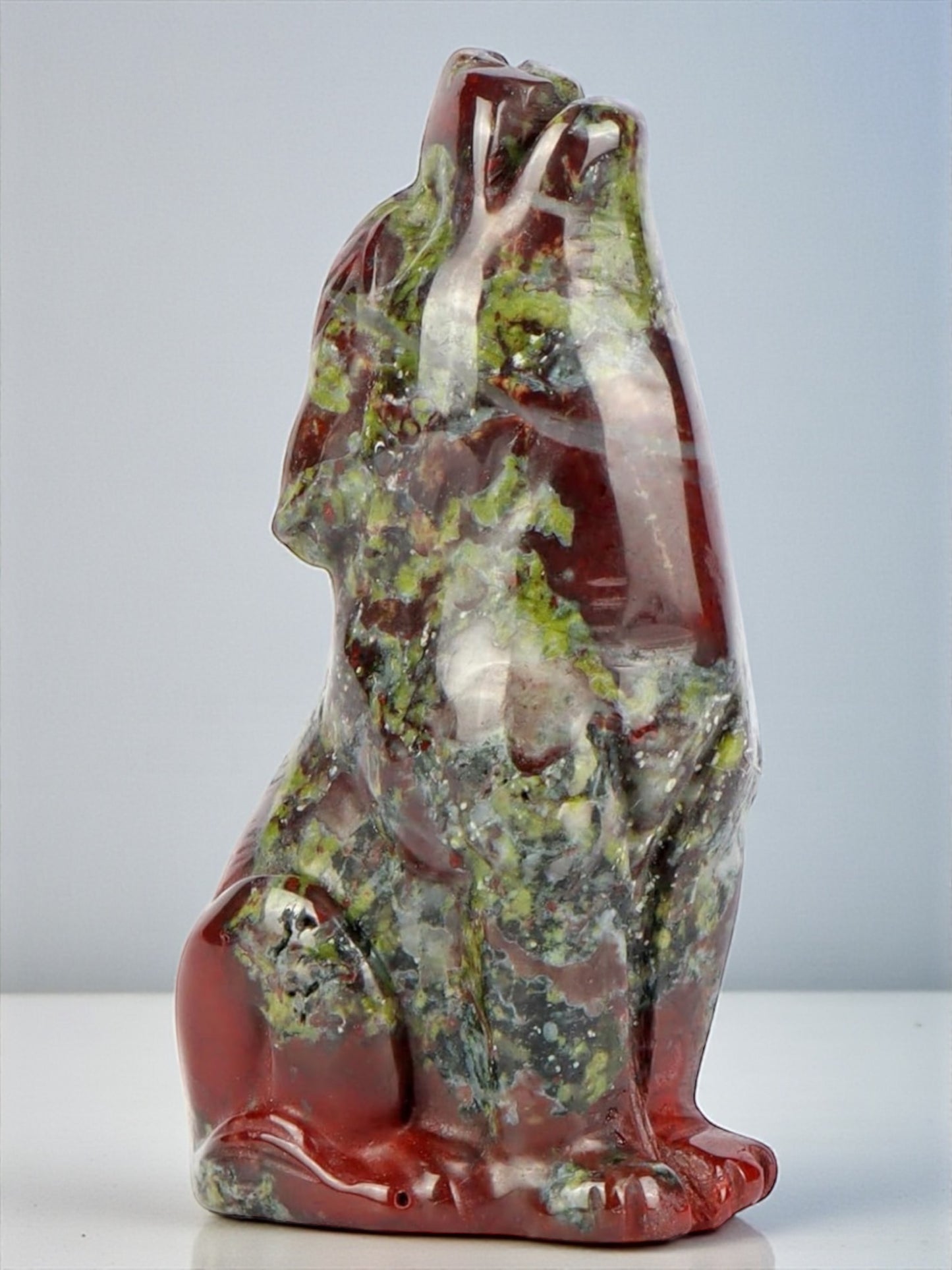 Crystal Wolf Figurines