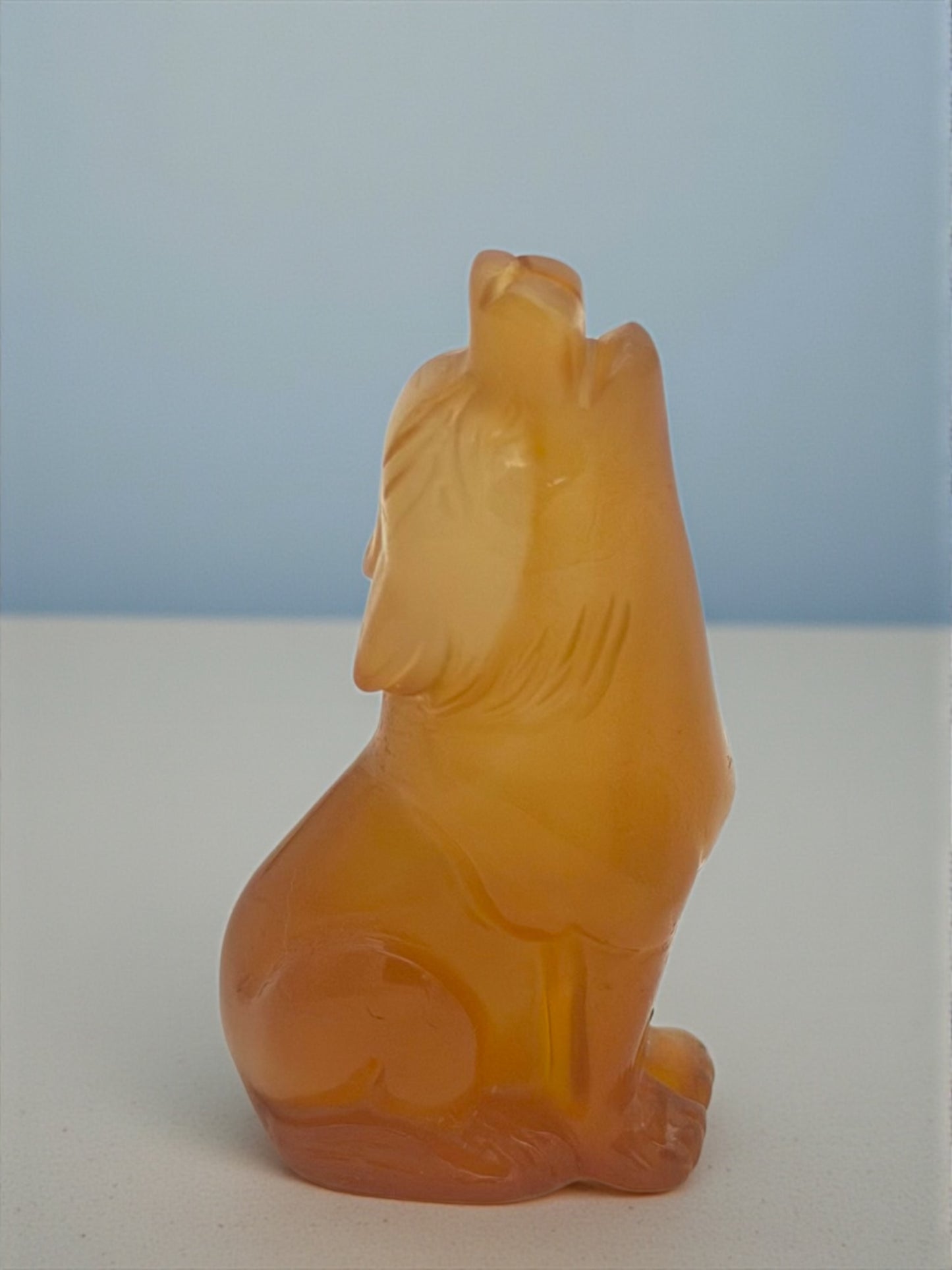 Crystal Wolf Figurines