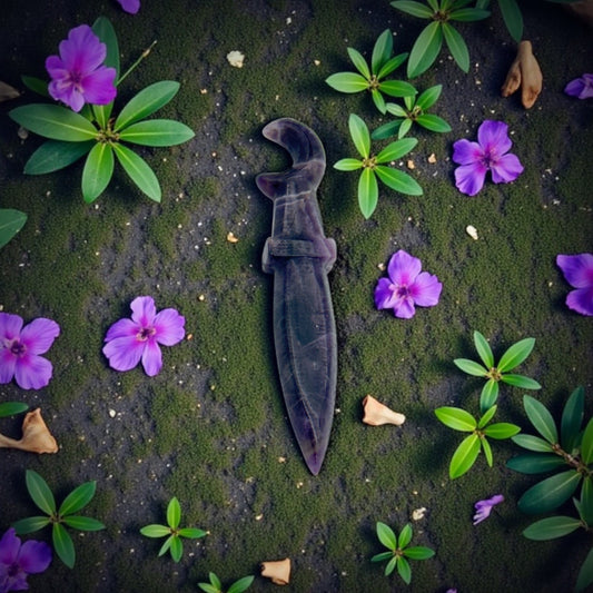 Crystal Moon Knifeshaped Wand