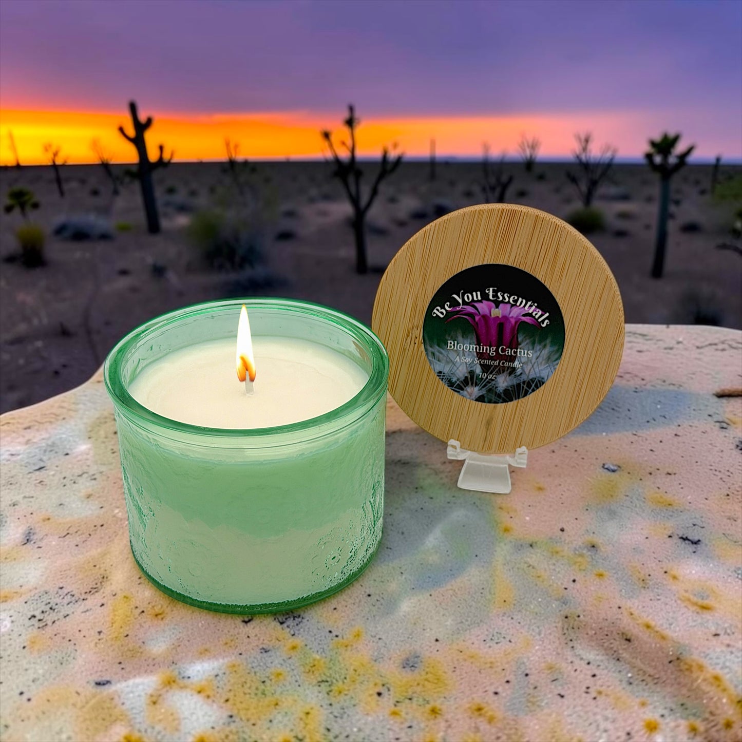 Blooming Cactus Scented Candle