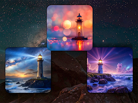 Beacon Bunch - Lighthouse Coaster Set