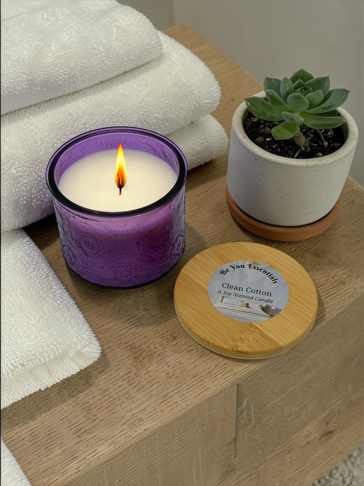 Clean Cotton Scented Candle
