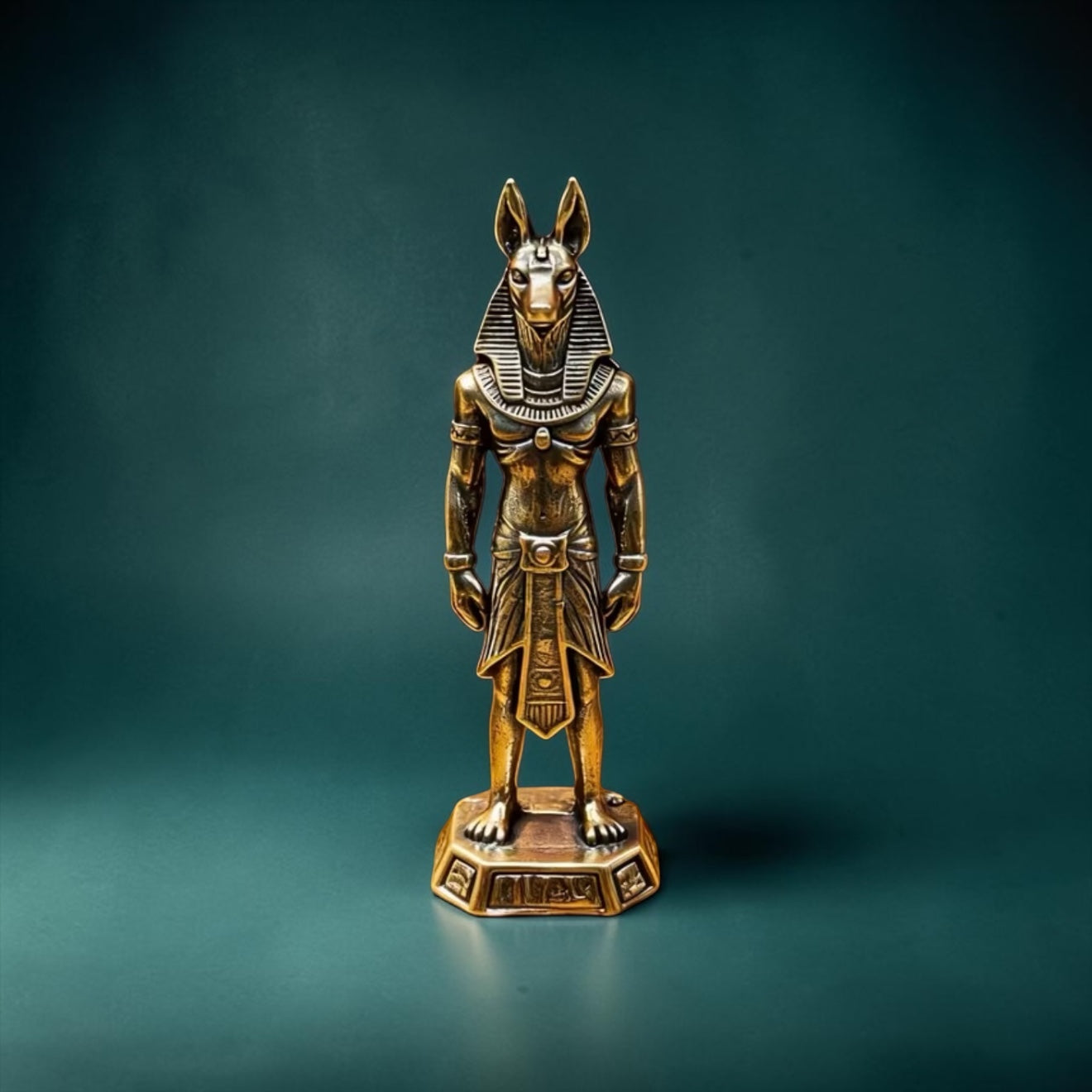 Brass Mini Anubis Collectible Figurine