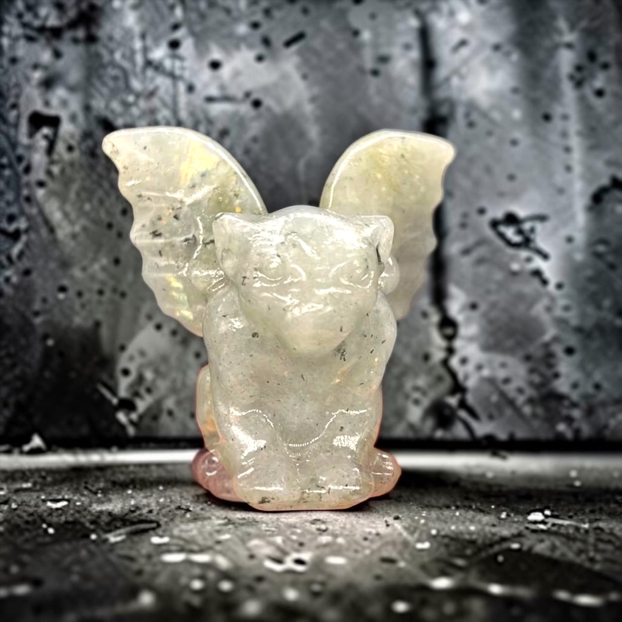 Crystal Gargoyle Figurines