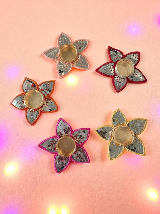 Lotus Tea Light Candles - 5 Pack