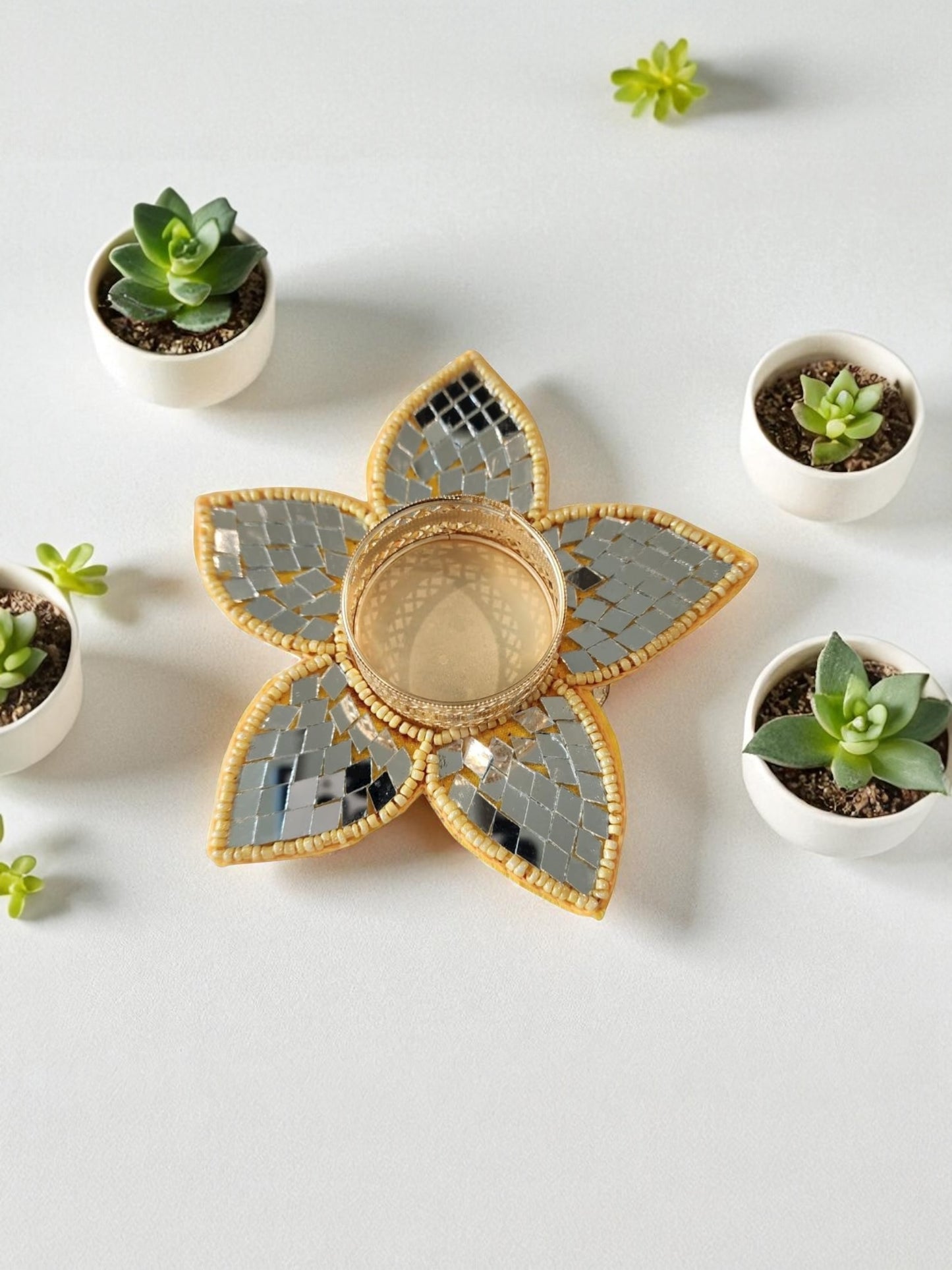 Lotus Tea Light Candles - 5 Pack